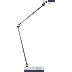 Beliani LACERTA - Bureaulamp-Zilver-Aluminium