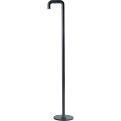 NEWDES | Vloerlamp| PIPE |LED | Dimbaar | 120CM | Antraciet / oplaadbaar / indoor / outdoor / Sompex