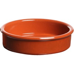 12x Luxe creme brulee schaaltjes terracotta 11 cm - Serveerschalen