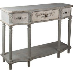 Clayre & Eef Sidetable Grijs Hout