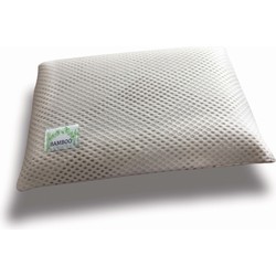 H2O Hoofdkussen 100% Pincore Latex Bamboe Hoes - 60x40x12cm