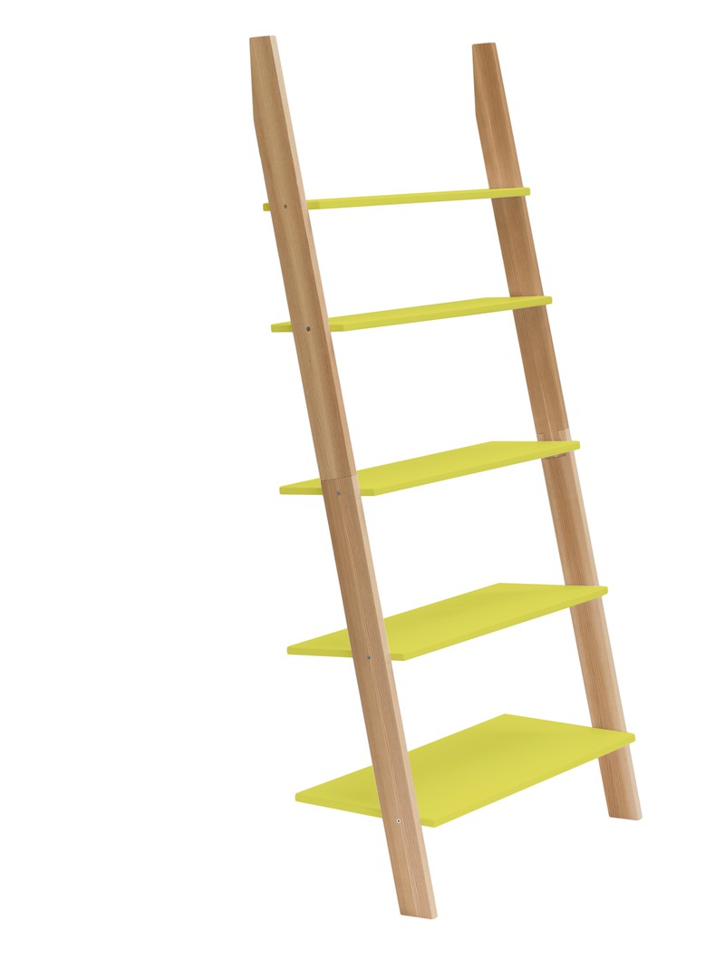 ASHME Ladder Wandrek 85x180cm Geel - 