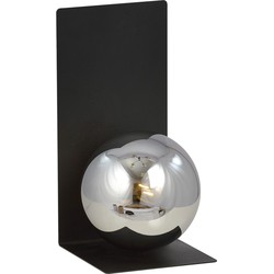 Minimalistische wandlamp Caruso Zwart