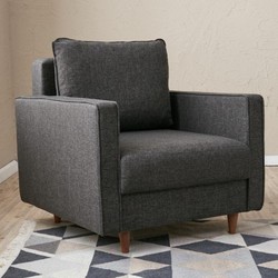 Fauteuil Eva Antraciet