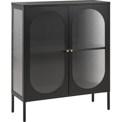 SARRE  - Sideboard - Zwart - Staal