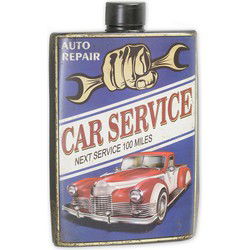 Blikken olieblik met reliëf - autoservice