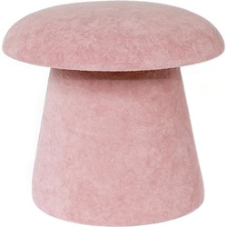 Poef Mushroom - Roze - 39.5x39.5x37cm