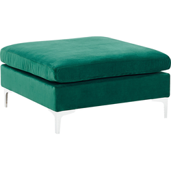 EVJA - Ottomaan - Groen - Fluweel