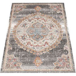 Binnen & Buitenkleed Torana - Vintage Design - Grijs - 200x280 cm