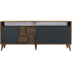 Buffet 4 deuren L180 cm - Milaan