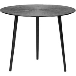 LABEL51 Salontafel Nobby - Zwart - Metaal - 50 cm