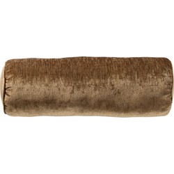 Dutch Decor LEE - Rolkussen - bolster 18x50 cm - Tobacco Brown - bruin - Dutch Decor