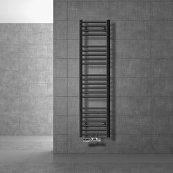 Badkamerradiator Sahara 300 x 1400 mm antraciet recht + middenaansluiting
