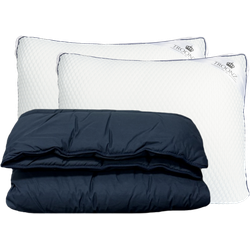 Troonz Slaapset Dreamscape Navy - 2x Hoofdkussen Dreamscape Plus + Dreamscape Dekbed 240x220
