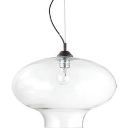 Ideal Lux - Bistro' - Hanglamp - Metaal - E27 - Transparant