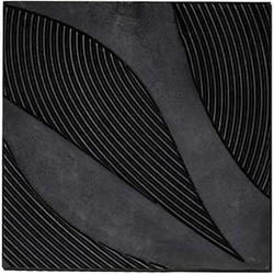 Furnilux - Tazi large square – black - 90x90x3 cm