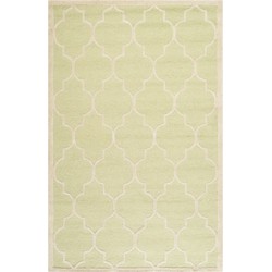 Safavieh Trellis Indoor Hand Tufted Area Rug, Cambridge Collection, CAM134, in Light Green & Ivory, 183 X 274 cm