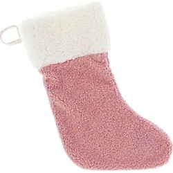 Unique Living - Kerstsok Hanna Old Pink - 45x25cm