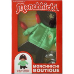 Monchhichi Monchhichi MONCHHICHI Boutique B DJ Style Groen met broek