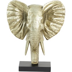 Light & Living - Ornament ELEPHANT - 30x15x35.5cm - Goud