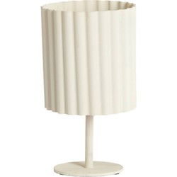 Light & Living - tafellamp - Ardales - beige - textiel - nachtkastlamp - E27 - 1892243