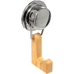 5Five Badkamer handdoekhaakje/ophanghaakje - bamboe - Handdoekhaakjes