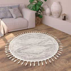 Laagpolig Vloerkleed Auclisa - Grijs - 160x230 cm
