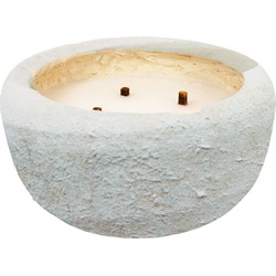 PTMD Gabor Cream Cement Outdoor Candle XL
