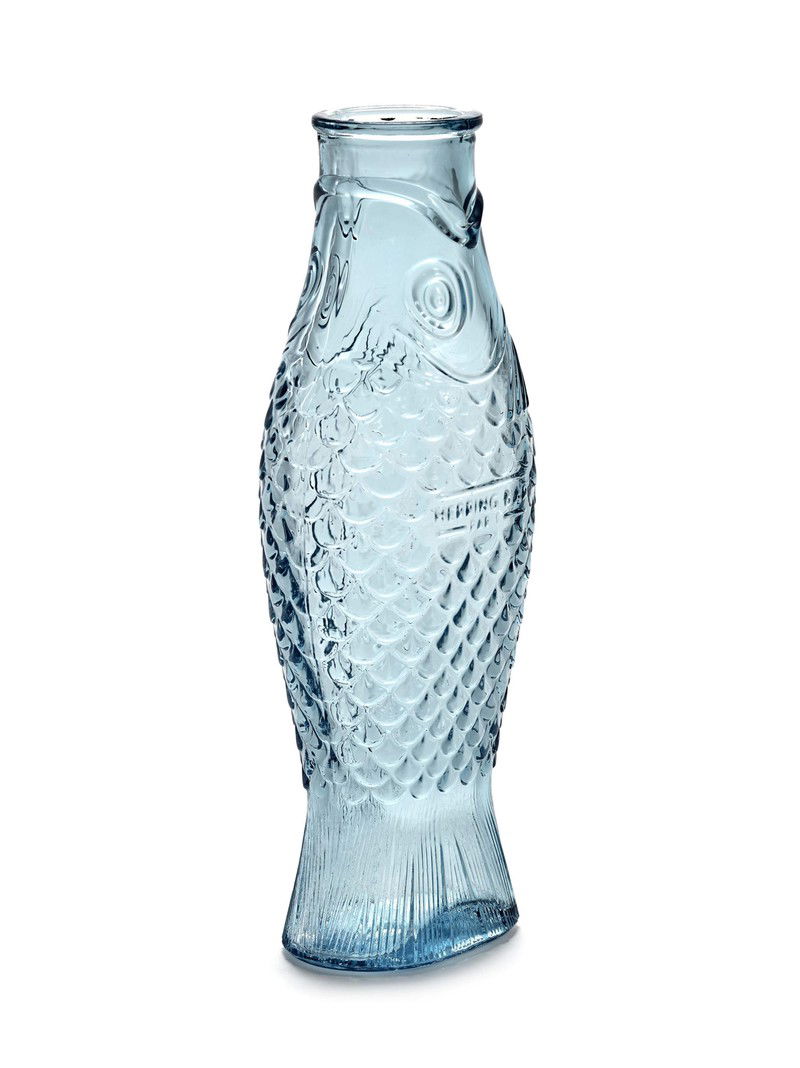 Serax Fles in Visvorm blauw - 