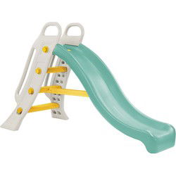 Dolu Big Waterglijbaan 145x166x78 cm Wit/Groen