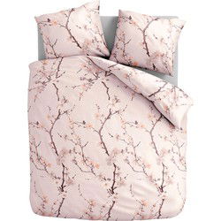 Microvezel Dekbedovertrekset Blossom white - Wit - 135x200 + 1*80x80 cm