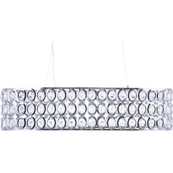 Beliani TENNA - Hanglamp-Zilver-IJzer