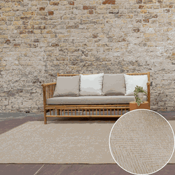 Jute buitenkleed Naturel Lines Beige - Polypropyleen - 280 x 380 cm - (XXL)