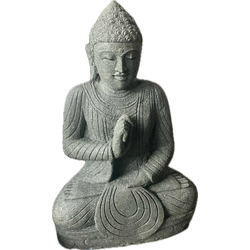 Benoa Buddha Mudra Hand Under Cloath Green Stone 100cm