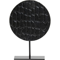 Light&living Ornament op voet 36x7,5x51,5 cm PERSEGA zwart