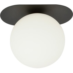 Moderne plafondlamp Borghese Zwart