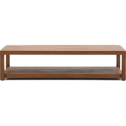 Kave Home - Salontafel Sashi van massief teakhout 150 x 70 cm