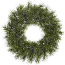 Black Box Kerstkrans Glendon - 60x60x0 cm - hardnaald - Groen