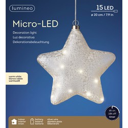 MicroLED ster d20l6.5 cm frost kerst