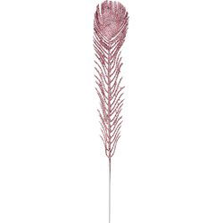 Clayre & Eef Decoratie Veer 7x42 cm Roze Kunststof