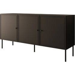 Meubella - Dressoir Pierson - Zwart - 150 cm