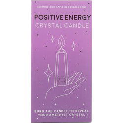 Gift Republic Crystal Candle - Positiviteit