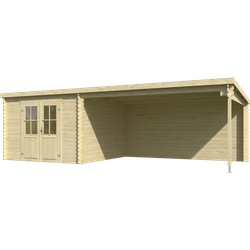Blokhut met overkapping St. Louis 681x292