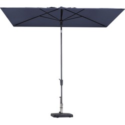 Mikros Safier blue stokparasol 300 x 200 cm zonwering