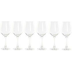 Items Wijnglazen - 6 stuks - transparant - glas - 320 ml - Wijnglazen