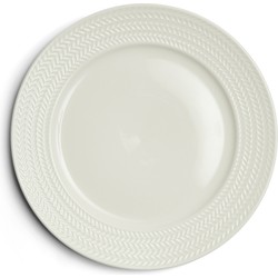 Riviera Maison bord, dinerbord, Servies, Tafeldecoratie, eetkamer, keuken - RM Bellecôte Dinner Plate - Wit - Porselein - 1 stuk