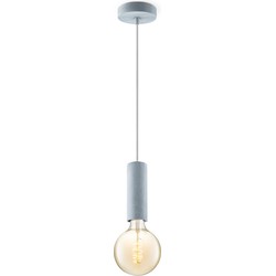 Home sweet home hanglamp Saga beton Spiral g125 - amber