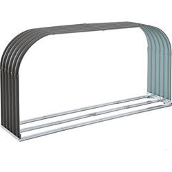 4goodz Standaard voor Haardhout Staalgrijs 0,85 kuub - 845-178