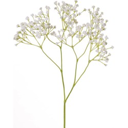Kunstbloemen Gipskruid/Gypsophila takken wit 58 cm - Kunstbloemen