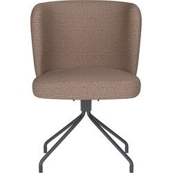 Eetkamerstoel Stan Taupe Spider Swivel - Giga Meubel